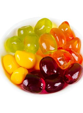 春节糖果4d剥皮软糖网红款QQ糖爆浆夹心混合橡皮糖零食小吃批发