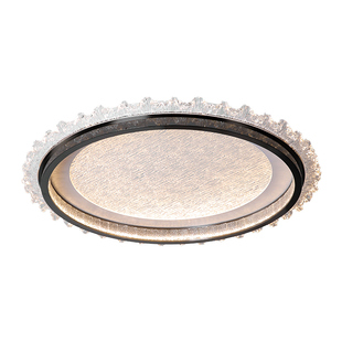 意式极简圆形水波纹客厅主灯现代简约轻奢创意大气led吸顶灯套餐