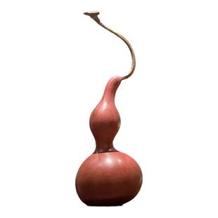 吉祥五福黄铜葫芦摆件家居装饰客厅玄关酒柜办公室桌面高档礼物