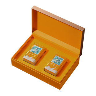 黄金芽礼盒装空盒黄金芽茶叶罐包装盒空礼盒三两半斤装春回大地