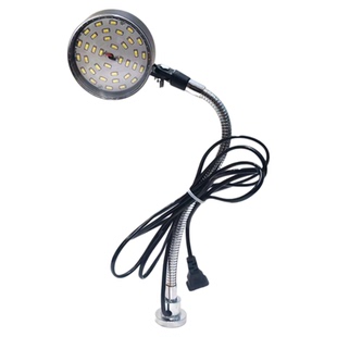 led机床工作灯强磁力吸铁台灯缝纫机灯20/15W220V24V36V48V可弯曲