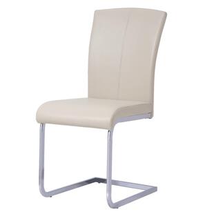 可好北欧不锈钢弓形餐椅家用小户型现代简约餐凳靠背凳子椅子轻奢