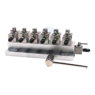 金属三通清洗阀6位金属排阀带扳手 4/8清洗开关 三通二通阀门开关