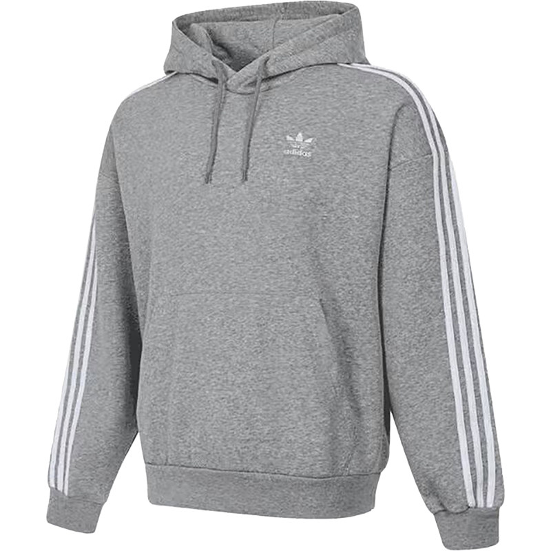 Adidas/阿迪达斯正品三叶草男士运动条纹保暖加绒卫衣JP1076