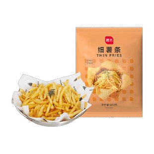 展艺大土豆原切细薯条冷冻半成品油炸物小吃空气炸锅生薯条烤箱