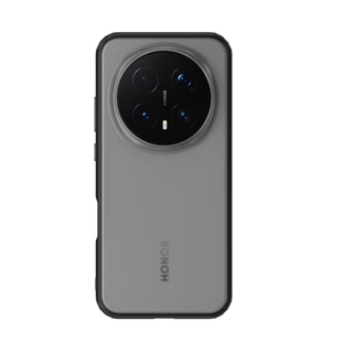 蓝猩BLUEO适用于荣耀Magic8Pro手机壳护甲防摔新款Magic8保护套半磨砂黑透明全包7Pro创意简约个性后壳抗指纹