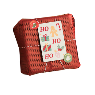 圣诞节糖果盒礼盒高档方形铁盒包装盒姜饼曲奇饼干雪花酥点心盒子