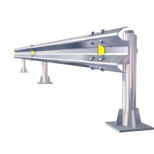 乡村道路波形护栏二波三波公路防撞护栏马路热镀锌梁钢护栏板围栏