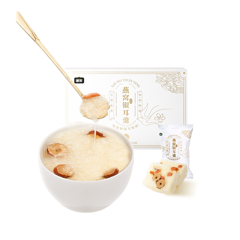 山姆同款冻干燕窝银耳羹冲泡即食