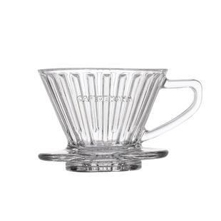 CAFEDEKONA手冲咖啡滤杯V60玻璃滤杯蛋糕滤杯家用咖啡器具套装