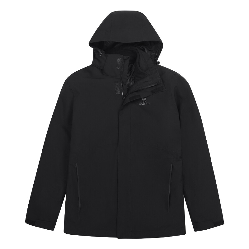 骆驼女装外套女户外三合一外套