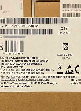 【询价】6ES7216-2BD22-0XB0适用