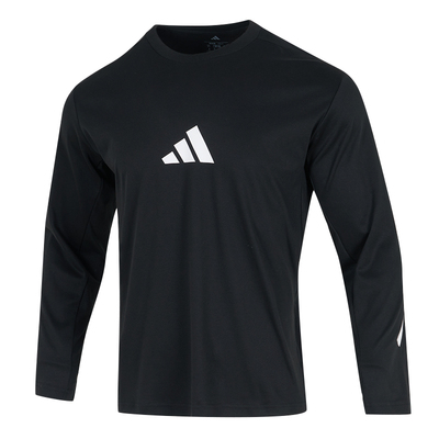 Adidas阿迪达斯圆领长袖T恤男2025冬季宽松休闲长袖套头衫KE4902