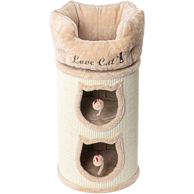 蜜罐猫剑麻桶猫窝多合一温暖猫窝