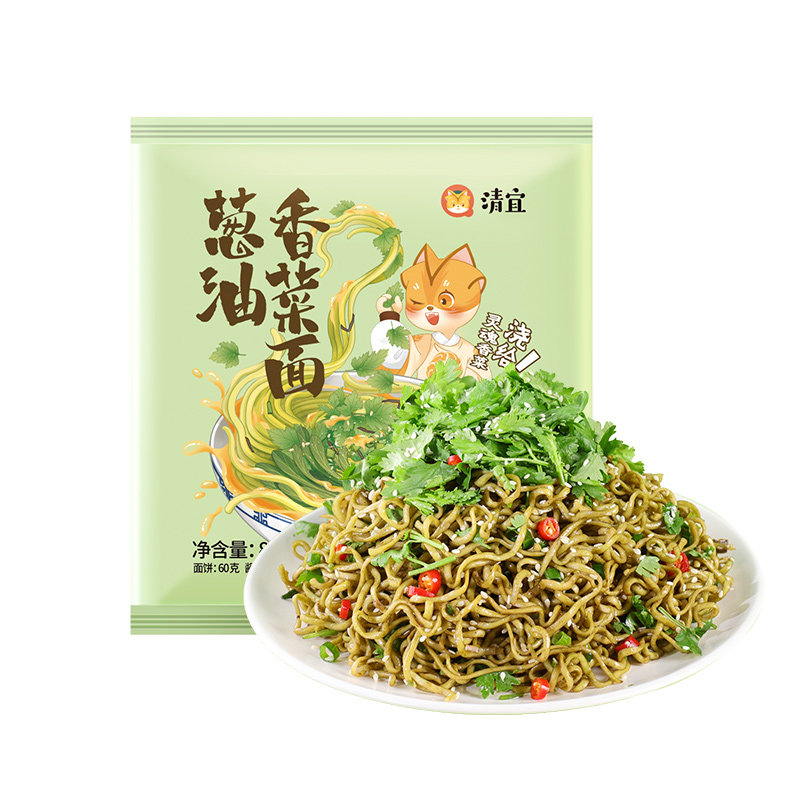 清宜葱油香菜面荞麦面袋装
