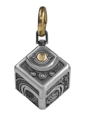 wuyin无垠遗迹系列925银旋转吊坠