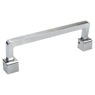 锌合金90度折叠拉手 工业配电箱把手 孔距110MM PL039柜门提手