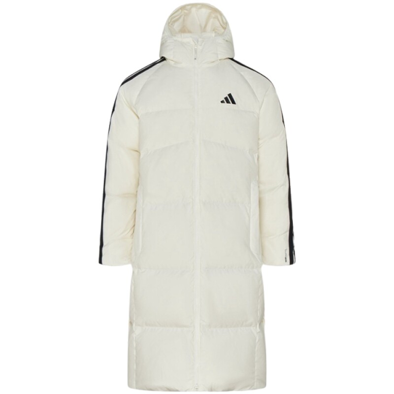 adidas阿迪达斯男女保暖休闲长款鸭绒羽绒服外套KG8202