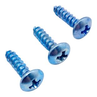 加硬大扁头自攻螺丝高强度十字伞头螺钉蘑菇头蓝白锌木螺丝钉M4M5