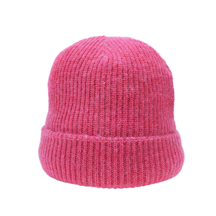 芝士商店~韩系树莓粉针织毛线帽女冬季百搭防寒冷帽显脸小堆堆帽