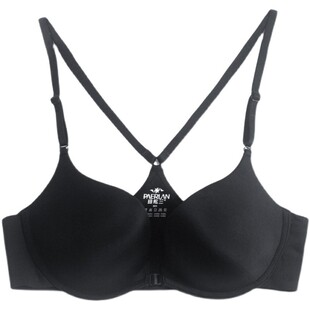 铂依兰前开扣无钢圈前扣美背前面扣文胸 泊依兰无痕聚拢美背内衣