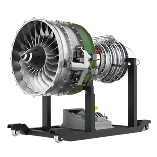 土星文化涡喷涡扇发动机拼装模型全金属不锈钢可发动飞机迷你引擎