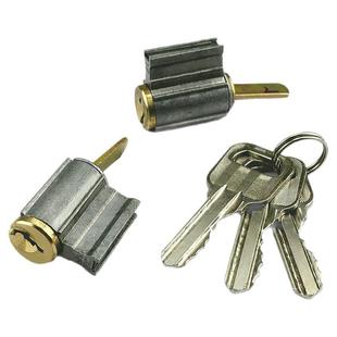 球形锁锁芯球锁锁头带钥匙室内门木门房门纯铜芯带钥匙带尾巴锁芯