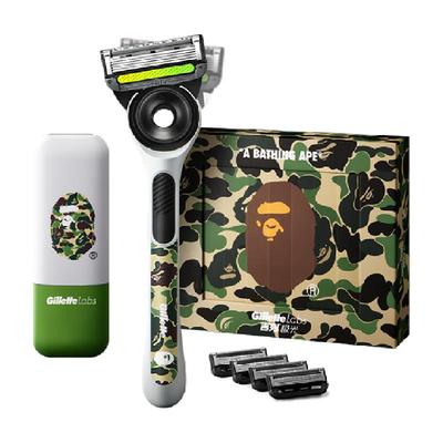 吉列BAPE联名极光设计剃须刀