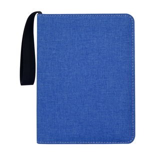 九宫格大容量纯色布料卡片卡册四格九格卡牌活页拉链收藏收纳包