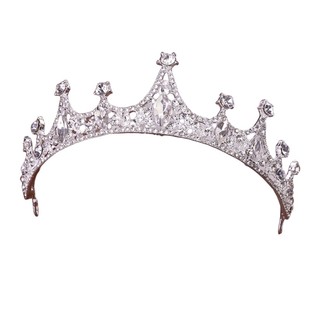 女童水钻皇冠23新款不勒头宝宝演出生日白雪艾莎公主儿童发箍头饰