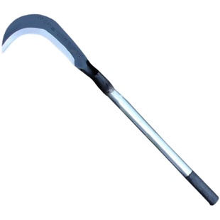 农用弯刀割草刀全钢加长柄砍割两用镰刀砍柴砍树枝丛林开山工具