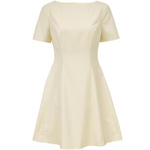 Vero Moda奥莱连衣裙2025夏季新款显瘦收腰修身立体剪裁A摆短袖