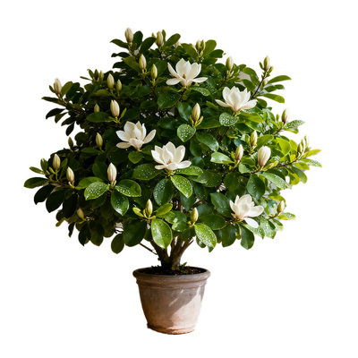 【浓香可食用】白兰花盆栽带花苞玉兰花树苗阳台四季老桩植物花卉