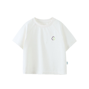 [速干凉感风洞T]齐齐熊男童短袖t恤宝宝夏季2026新款儿童运动上衣