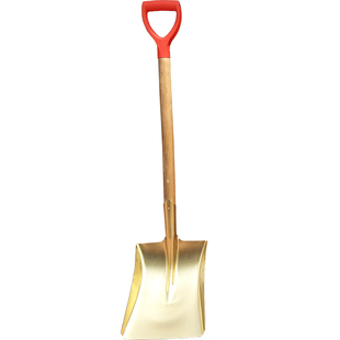 防爆铜锹铝铲锨尖头方头加厚防静电加油站油库化工厂折叠消防锹铲