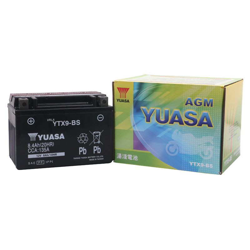 汤浅电瓶适用GW250/DL250/GSX250R电池TR300/DR300免维护蓄电池