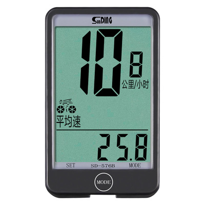 骑行防水夜光迈速表自行车码表