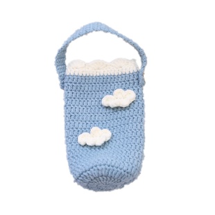 膳魔师水杯套毛线包包手工编织diy材料包冬天保温杯保护套配手环