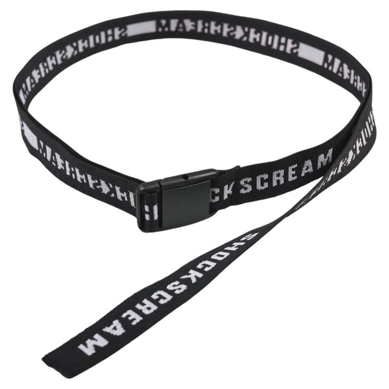 SHOCKSCREAM | 插扣尼龙织带腰带 街舞BBOY速干战术运动提花皮带