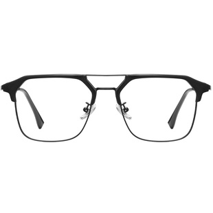乐申双梁眼镜框磁吸近视墨镜男二合一可配度数开车专用夹片太阳镜