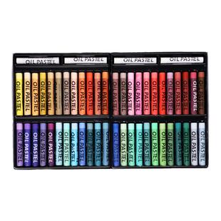 超软重彩油画棒美术专用小学生软性彩色蜡笔diy工具刮刀全套一整套镂空模板套装初学者初中生腊笔画笔绘画纸