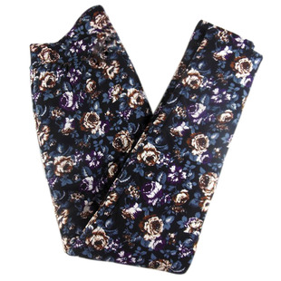 嘉奇尔加绒中厚驼绒棉裤女修身花裤外穿型高腰保暖棉裤轻巧高弹力