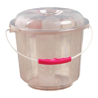 带盖小塑料桶防尘小收纳桶