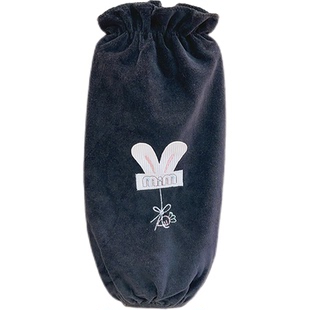 长款袖套羽绒服护袖头女款可爱毛绒学生套袖韩版百搭上班防脏手袖