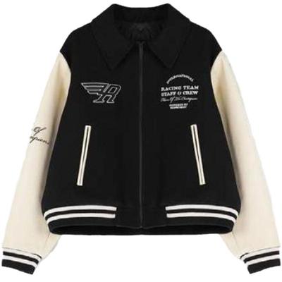 represent男士拼色羊毛保暖外套