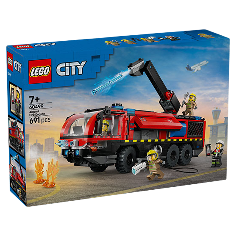 LEGO乐高60499机场消防车航站楼