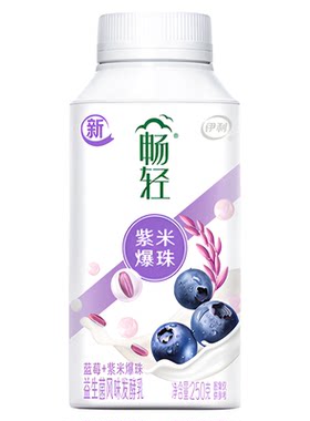 伊利畅轻益生菌紫米爆珠即食酸奶