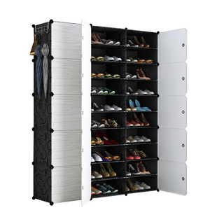 简易鞋柜家用门口多层收纳柜一体靠墙鞋架子入户门外走廊室内好看