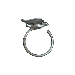 Vintage古着Ancient Silver Swallow复古银色戒指