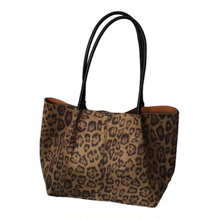 漫威蒂尼秋日美拉德色系新款托特包经典豹纹单肩包宝女通勤